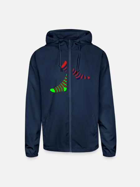 1 sock 2 - Unisex Lightweight Windbreaker Jacket - navy