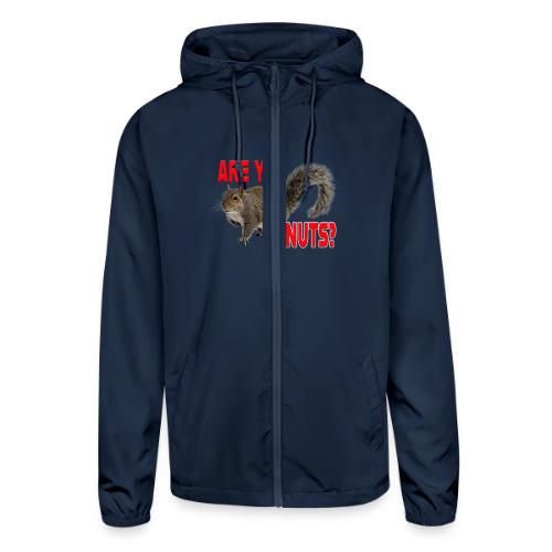 Are You Nuts? - Unisex Lightweight Windbreaker Jacket
