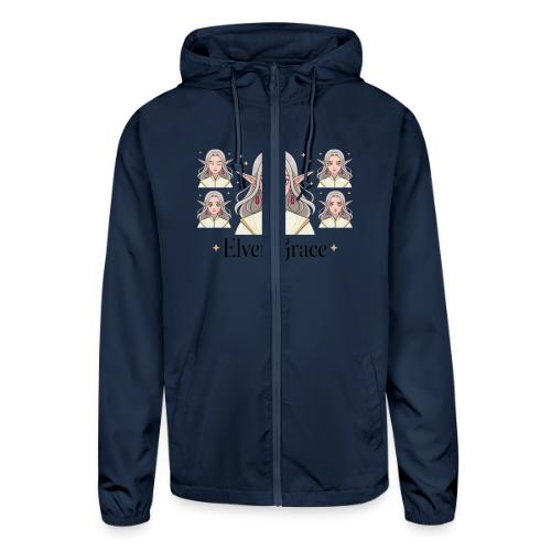 Elven Grace Fantasy Elf Maiden Graphic Magic - Unisex Lightweight Windbreaker Jacket