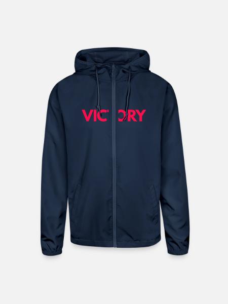 Victory - Unisex Lightweight Windbreaker Jacket - navy
