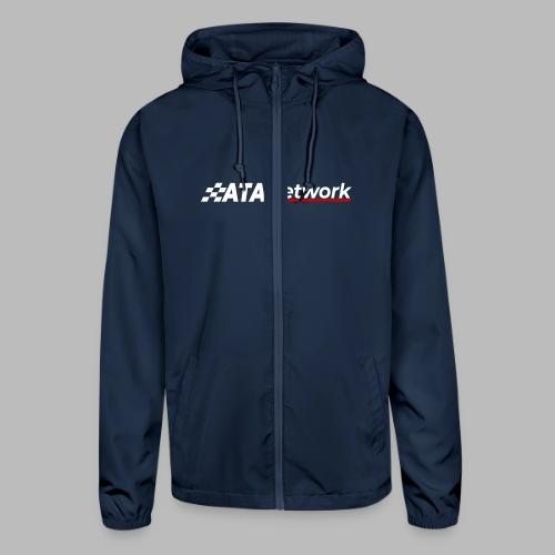 ATA Network Light Logo - Unisex Lightweight Windbreaker Jacket