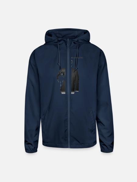 LCD Sound System - Unisex Lightweight Windbreaker Jacket - navy