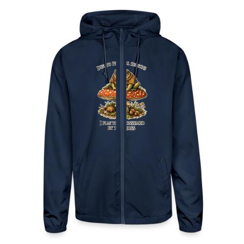 Frog Consumed by Moss Cottagecore Aesthetic - Unisex Lightweight Windbreaker Jacket