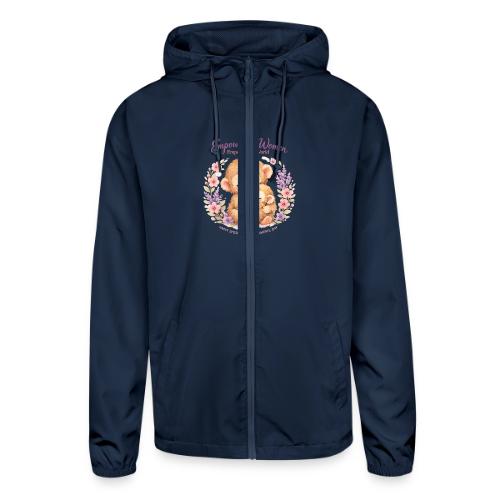 Empowered Women Empower The World Art - Unisex Lightweight Windbreaker Jacket