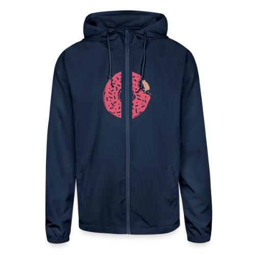 Pig and Donut - Unisex Lightweight Windbreaker Jacket