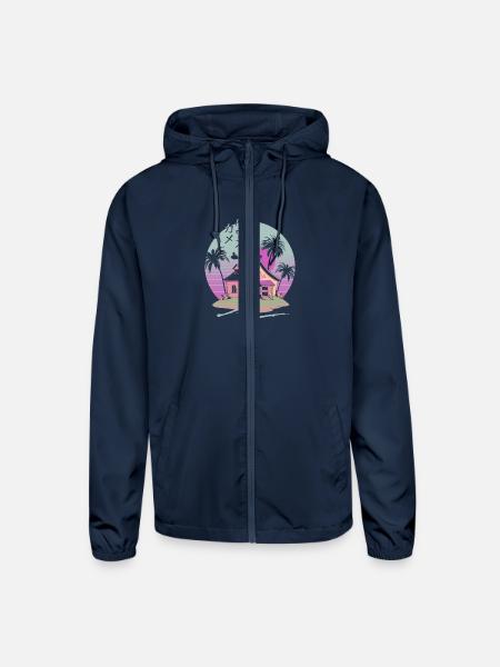 Kamewave Chill - Unisex Lightweight Windbreaker Jacket - navy - Front