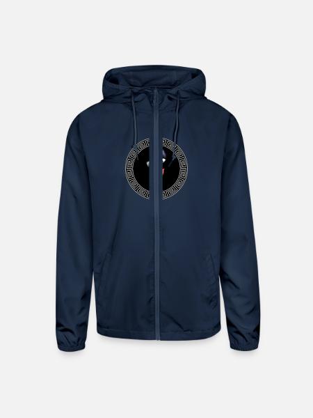 FLOWER GIRL - Unisex Lightweight Windbreaker Jacket - navy