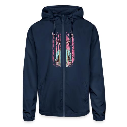 Fashion Deer with Bow Tie - Unisex Lightweight Windbreaker Jacket