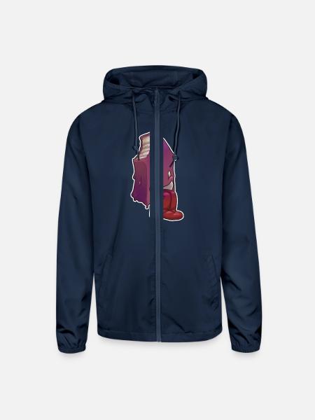 Ice Cream - Unisex Lightweight Windbreaker Jacket - navy