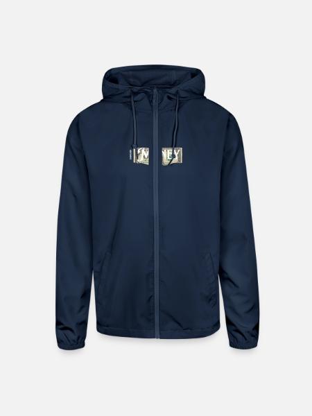 T-shirt money - Unisex Lightweight Windbreaker Jacket - navy