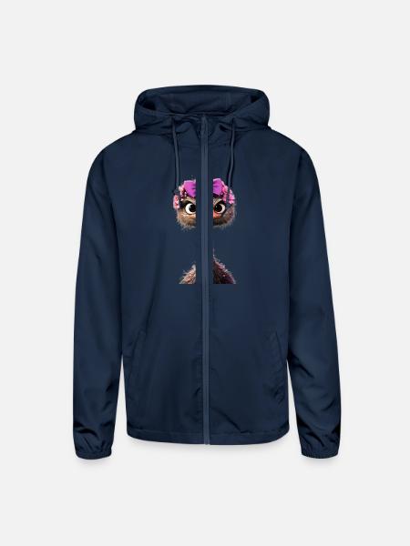 Duckie - Unisex Lightweight Windbreaker Jacket - navy