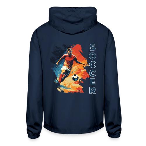Soccer Action Pulse - Unisex Lightweight Windbreaker Jacket