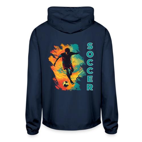 Soccer Hero Mode - Unisex Lightweight Windbreaker Jacket
