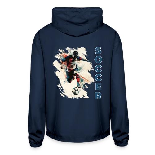 Soccer Power Move - Unisex Lightweight Windbreaker Jacket