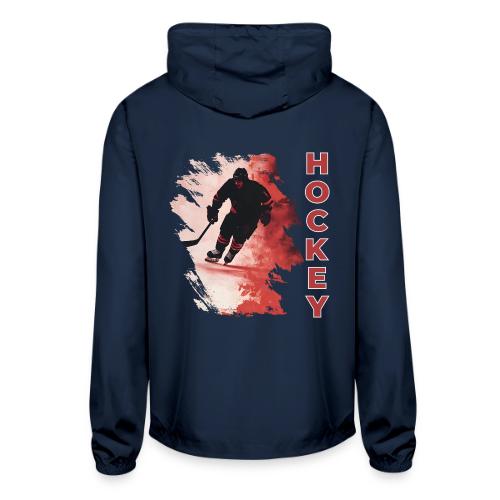 Hockey Fire - Unisex Lightweight Windbreaker Jacket
