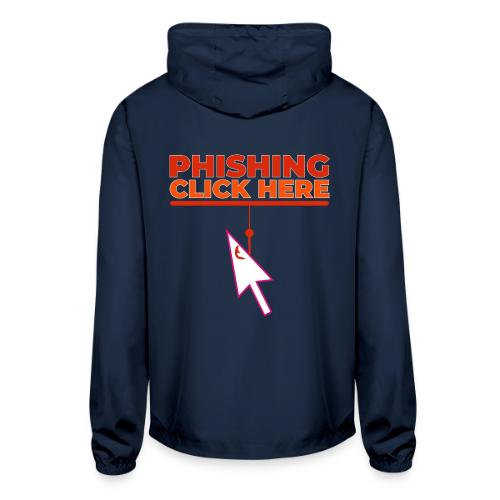 Phishing: Hooked by Deception - Unisex Lightweight Windbreaker Jacket
