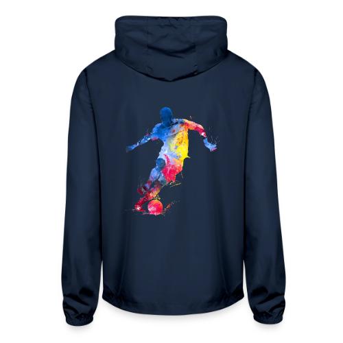 Soccer: Splash Kick - Unisex Lightweight Windbreaker Jacket