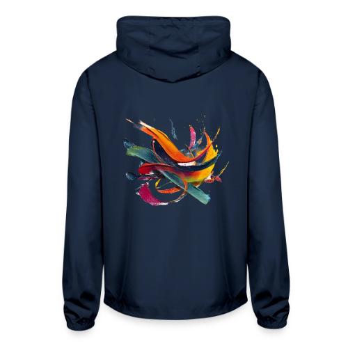 Colorful Waves - Unisex Lightweight Windbreaker Jacket