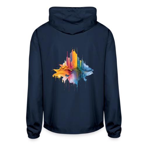 Impasto Spectrum - Unisex Lightweight Windbreaker Jacket