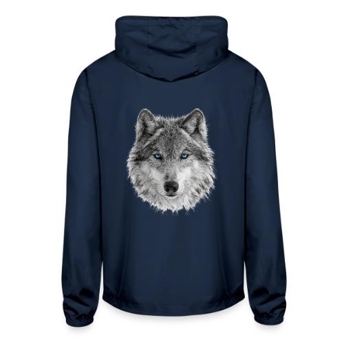 Frost-Eyed Alpha - Unisex Lightweight Windbreaker Jacket