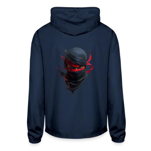 Crimson Stare Ninja - Unisex Lightweight Windbreaker Jacket