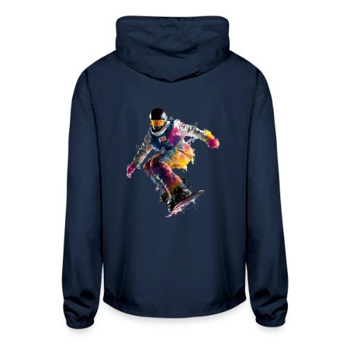 Snowboarding: Frozen Palette - Unisex Lightweight Windbreaker Jacket