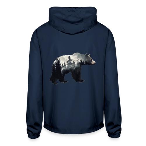 Forest Within the Bear - Unisex Lightweight Windbreaker Jacket