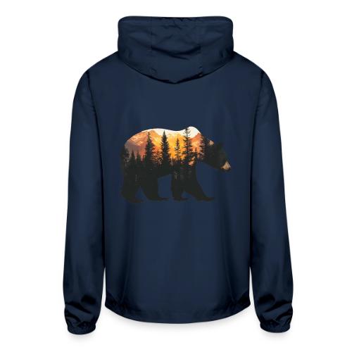 Bear: Sunset Guardian - Unisex Lightweight Windbreaker Jacket