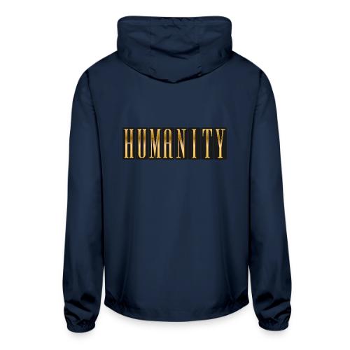 Golden Humanity Statement - Unisex Lightweight Windbreaker Jacket