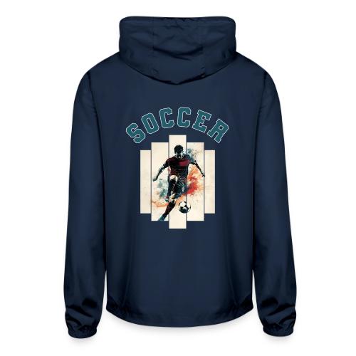 Soccer Mode On - Unisex Lightweight Windbreaker Jacket
