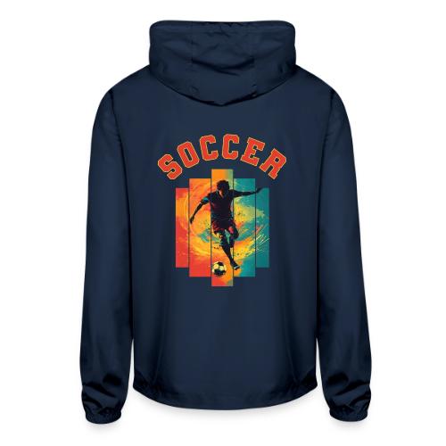 Soccer Heartbeat - Unisex Lightweight Windbreaker Jacket