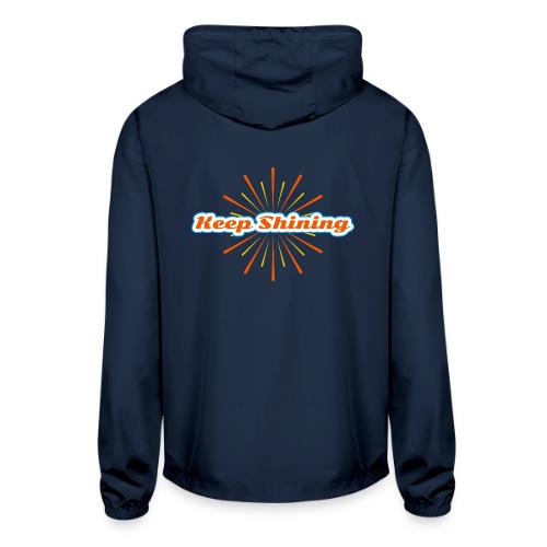Keep Shining: Radiant Energy Design - Unisex Lightweight Windbreaker Jacket