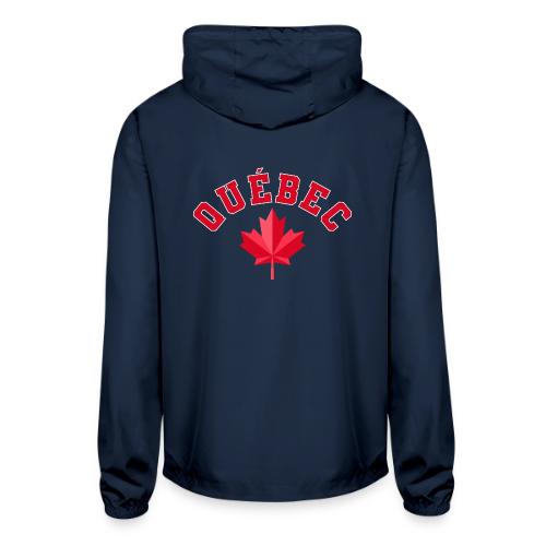 Quebec with maple leaf - Unisex Lightweight Windbreaker Jacket