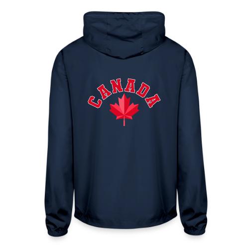 Canada with maple leaf - Unisex Lightweight Windbreaker Jacket