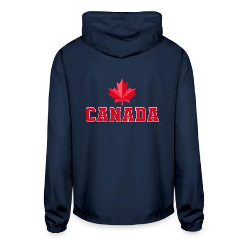 Canada with a maple leaf - Unisex Lightweight Windbreaker Jacket