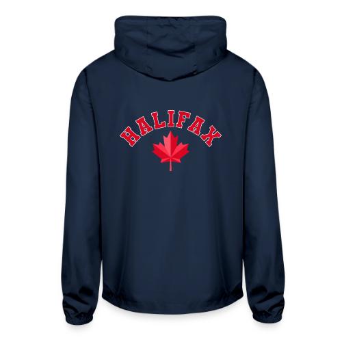 Halifax with maple leaf - Unisex Lightweight Windbreaker Jacket