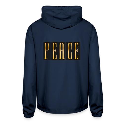 Peace in Gold - Unisex Lightweight Windbreaker Jacket