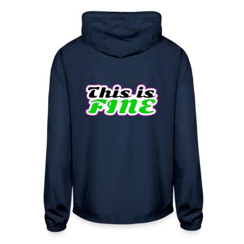 This Is Fine Balance - Unisex Lightweight Windbreaker Jacket