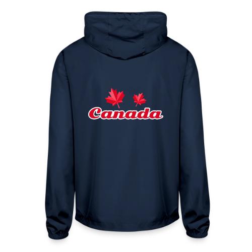 Canada with two maple leaves - Unisex Lightweight Windbreaker Jacket