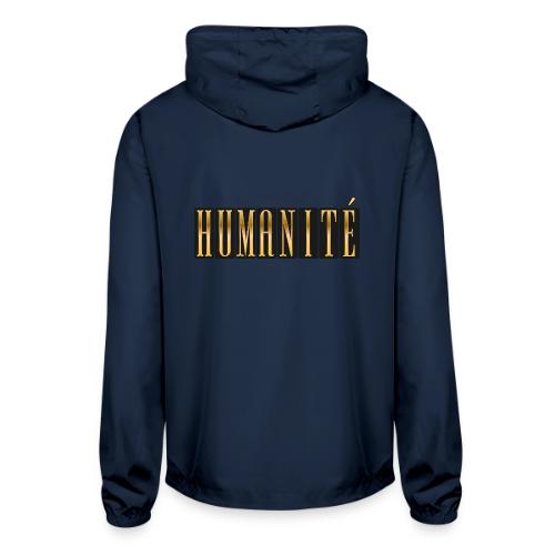 Humanity in Golden Letters - Unisex Lightweight Windbreaker Jacket
