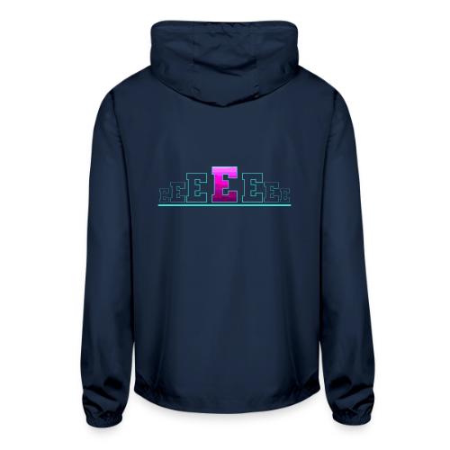 Letter E – Capital Varsity Alphabet Monogram - Unisex Lightweight Windbreaker Jacket