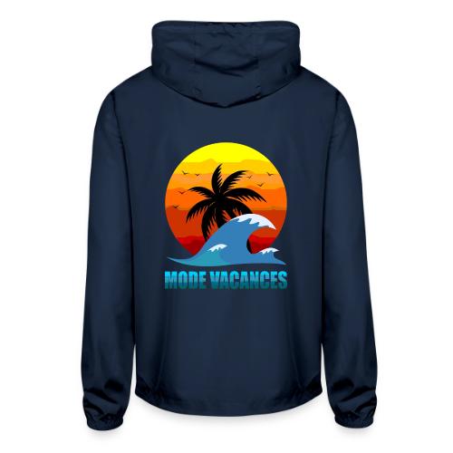 Vacation Mode: Tropical Escape - Unisex Lightweight Windbreaker Jacket