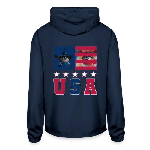 Stars and Vision USA - Unisex Lightweight Windbreaker Jacket