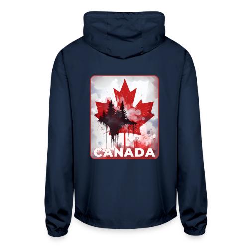 Canada's Maple Leaf Pride - Unisex Lightweight Windbreaker Jacket