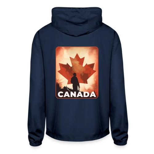 Canada Stands Tall - Unisex Lightweight Windbreaker Jacket