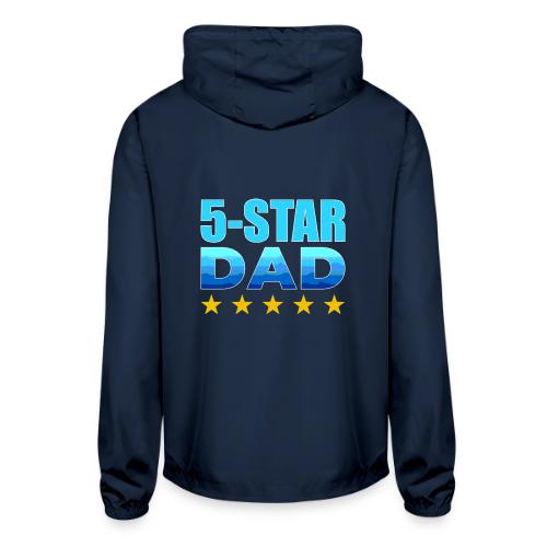 Five Stars Dad - Unisex Lightweight Windbreaker Jacket