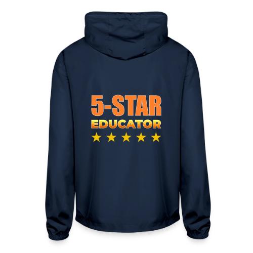 Five-Star Educator - Unisex Lightweight Windbreaker Jacket