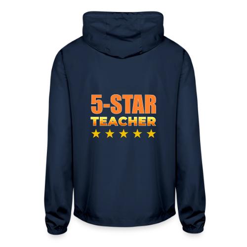 Five-Star Teacher - Unisex Lightweight Windbreaker Jacket