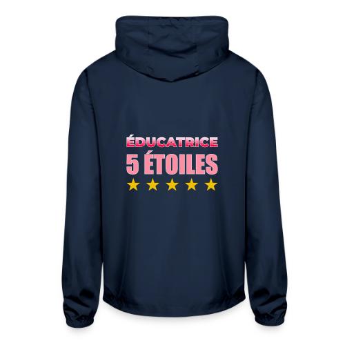 Éducatrice 5 Étoiles - Unisex Lightweight Windbreaker Jacket