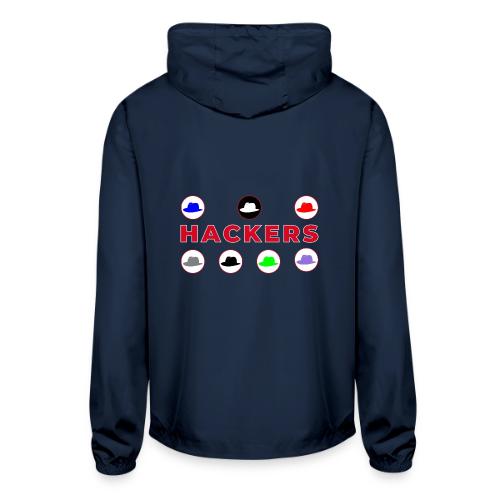 The Spectrum of Hackers - Unisex Lightweight Windbreaker Jacket